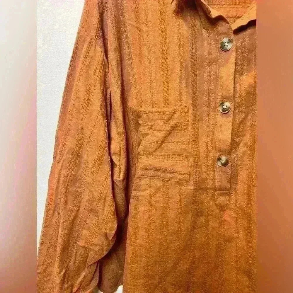 Loft size L women’s pullover button up - Picture 7 of 7